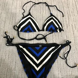 Striped Vitamin A bikini Size Extra Small